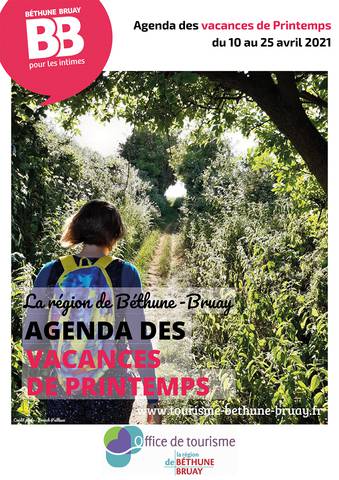 Agenda des vacances de printemps 2021 Agenda des vacances de printemps 2021