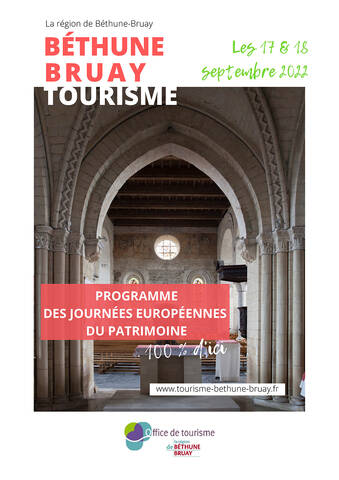 Programme des Journées européennes du patrimoine de la région de Béthune-Bruay Programme des Journées européennes du patrimoine de la région de Béthune-Bruay