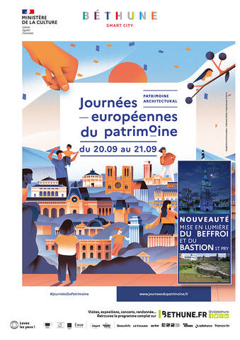 Programme de la 42ème édition des Journées du Patrimoine à Béthune