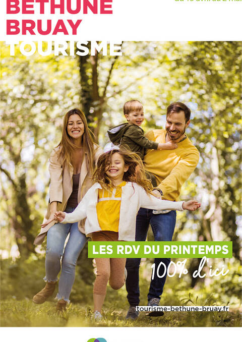 Agenda des vacances de printemps 2023 de la région de Béthune-Bruay