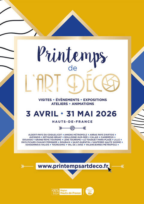 Programme du Printemps de l'Art déco 2026 des Hauts-de-France