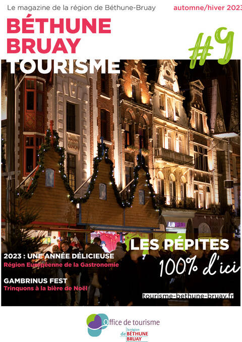 Le magazine touristique de l'automne-hiver de la région de Béthune-Bruay