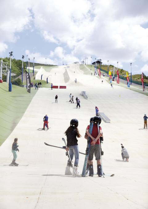 La piste de ski Loisinord à Noeux-les-Mines