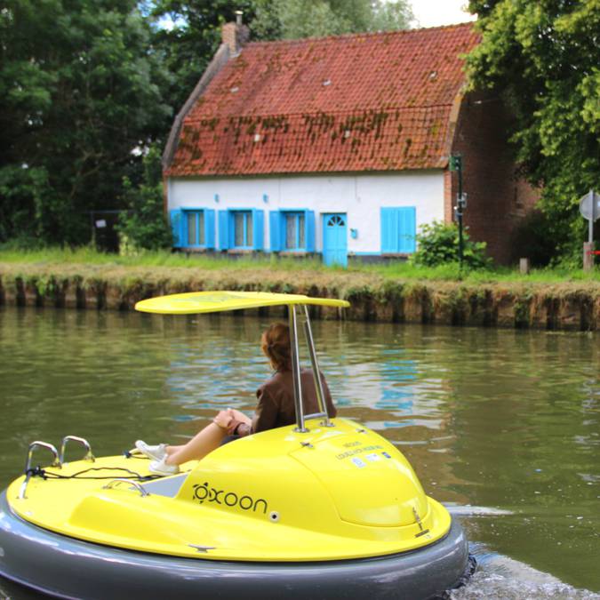 Bateaux électriques Néolys sur la Lys © Lys sans frontières